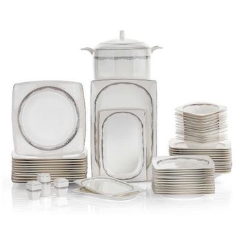 Schafer PE-6067 P02 Platz Platin 40 Parça Bardak Takımı Seti