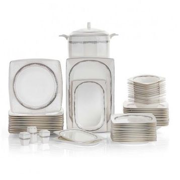 Schafer PE-6067 P02 Platz Platin 40 Parça Bardak Takımı Seti
