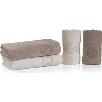 Schafer Premium Bej 4 Parça Hamam Seti