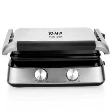 Schafer Profi Toast Inox Tost ve Izgara Makinesi