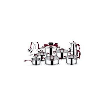 Schafer SHF44118 18 Parça Compact Bordo Çelik Çeyiz Seti