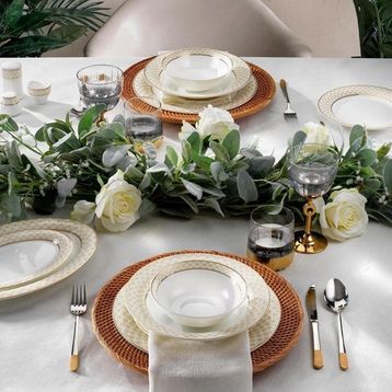 Schafer Silver Altın 01 56 Parça Yemek Takımı