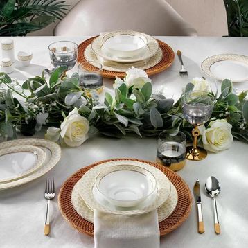 Schafer Silver Altın 01 56 Parça Yemek Takımı