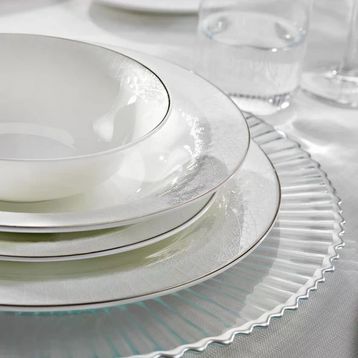 Schafer Silver Platin 02 56 Parça Yemek Takımı