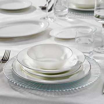 Schafer Silver Platin 02 56 Parça Yemek Takımı