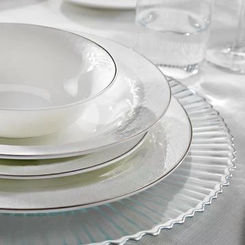 Schafer Silver Platin 02 56 Parça Yemek Takımı