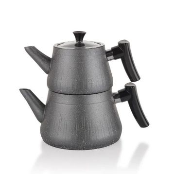 Schafer Solea 3 Parça Gri Çaydanlık Takımı