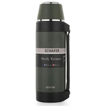 Schafer Steely 1.5 lt Yeşil Termos