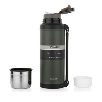 Schafer Steely 2 lt Yeşil Termos