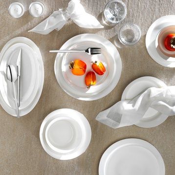 Schafer Superfine Bone 56 Parça Platin Yemek Takımı