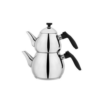 Schafer Tea Chef 4 Parça Siyah Orta Boy Çaydanlık Takımı