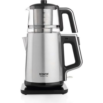 Schafer Teaform Plus Inox Cam Çay Makinesi