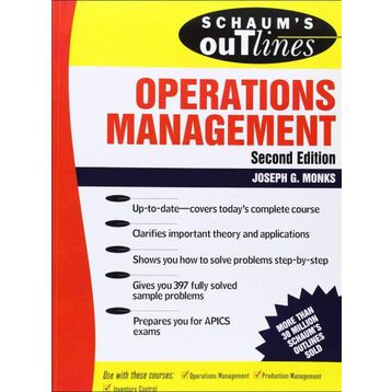 Schaum's Outline of Operations Management
