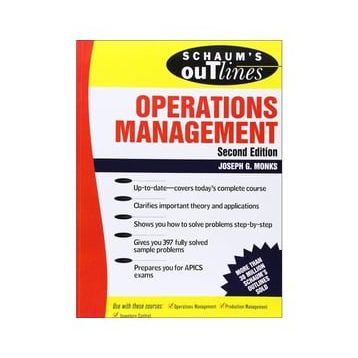 Schaum's Outline of Operations Management