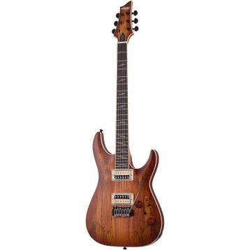 Schecter C-1 Exotic Spalted Maple Elektro Gitar