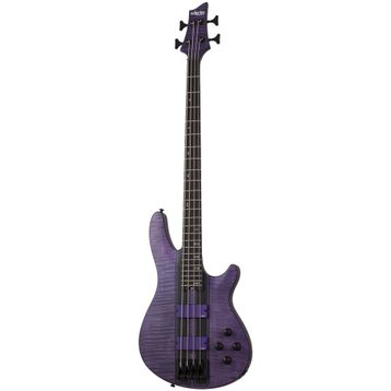 Schecter C-4 GT Satin Trans Purple Bas Gitar
