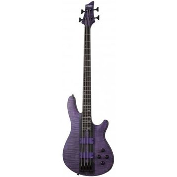Schecter C-4 GT Satin Trans Purple Bas Gitar