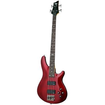 Schecter C-4 SGR Metallic Red Bas Gitar