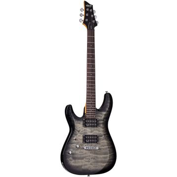 Schecter C-6 Plus Charcoal Burst Elektro Gitar