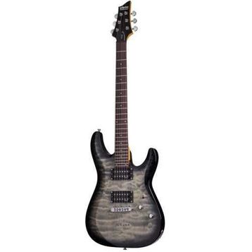 Schecter C-6 Plus Charcoal Burst Elektro Gitar