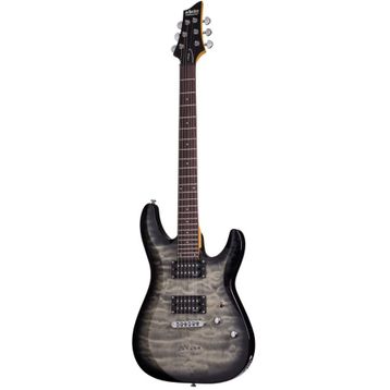 Schecter C-6 Plus Charcoal Burst Elektro Gitar