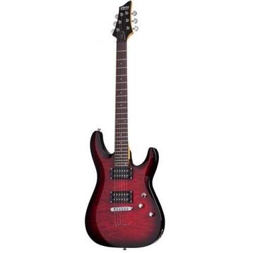 Schecter C-6 Plus See-Thru Cherry Burst Elektro Gitar