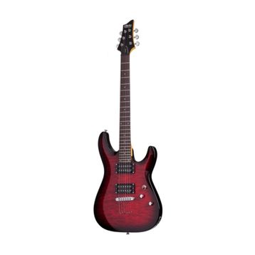 Schecter C-6 Plus See-Thru Cherry Burst Elektro Gitar