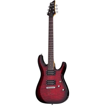 Schecter C-6 Plus See-Thru Cherry Burst Elektro Gitar