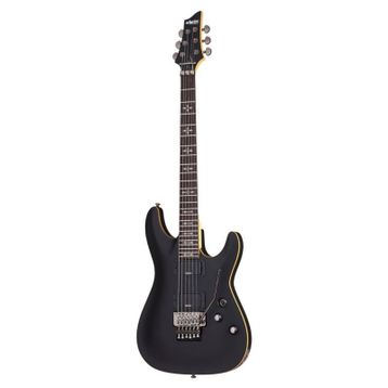 Schecter Demon-6 FR SBK Aged Black Satin Elektro Gitar