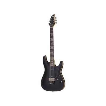 Schecter Demon-6 FR SBK Aged Black Satin Elektro Gitar