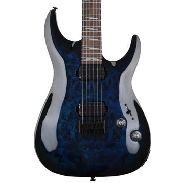 Schecter Omen Elite-6 See Thru Blue Burst Elektro Gitar