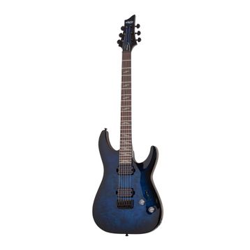 Schecter Omen Elite-6 See Thru Blue Burst Elektro Gitar