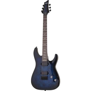 Schecter Omen Elite-6 See Thru Blue Burst Elektro Gitar