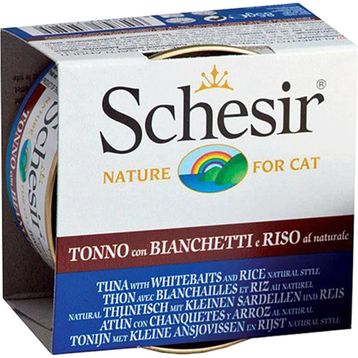 Schesir 85 gr Ton Balık ve Levrekli Pouch Konserve Yetişkin Kedi Maması