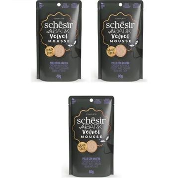 Schesir After Dark Tavuk ve Ördekli Pouch Kedi 3x80 gr Yaş Mama