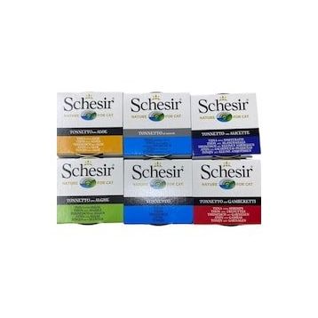 Schesir Okyanus Serisi Karma Paket 6x85 gr Kedi Konservesi