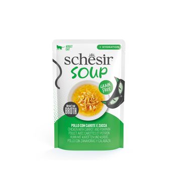 Schesir Soup Tavuk ile Bal Kabağı 40 gr Yetişkin Kedi Çorbası