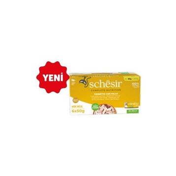 Schesir Ton Balığı ile Tavuklu Jöle İçinde Multipack 6x50 gr Kedi Konservesi
