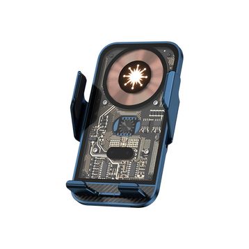 Schitec C10 15W Sensörlü Araç İçi Kablosuz Hızlı Şarj Aleti ve Telefon Tutucu