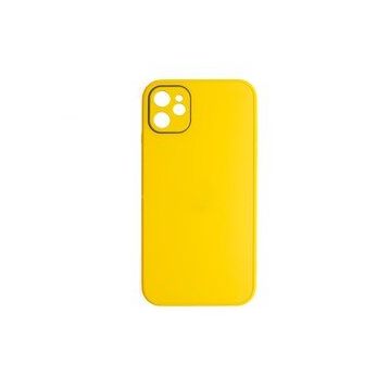 Schitec Deluxe İphone 12 Mat Sarı Kılıf