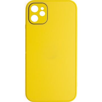 Schitec Deluxe İphone 12 Mat Sarı Kılıf