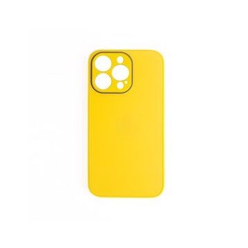 Schitec Deluxe İphone 12 Pro Mat Sarı Kılıf