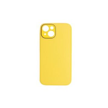 Schitec Deluxe İphone 14 Max Mat Sarı Kılıf