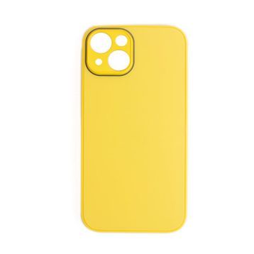 Schitec Deluxe İphone 14 Max Mat Sarı Kılıf