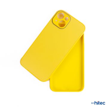 Schitec Deluxe İphone 14 Max Mat Sarı Kılıf