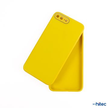 Schitec Deluxe İphone 7 Plus Mat Sarı Kılıf