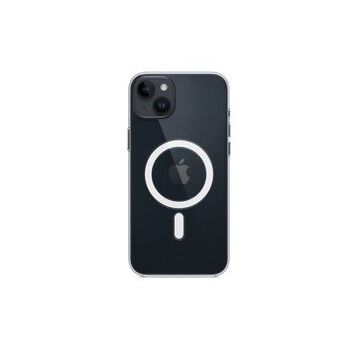 Schitec İphone 14 Plus Magsafe Özellikli Şeffaf Kılıf