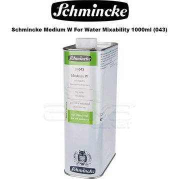 Schmincke 043 1000 ml Medium W For Water Mixability