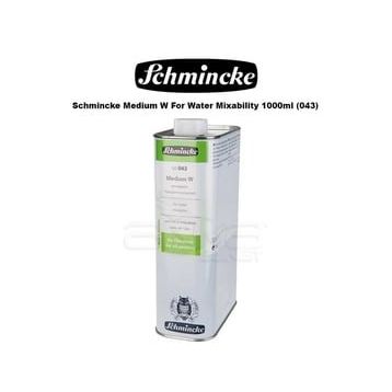 Schmincke 043 1000 ml Medium W For Water Mixability