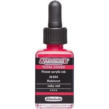 Schmincke 28 ml 833 Ruby Red Aero Color Akrilik Mürekkep